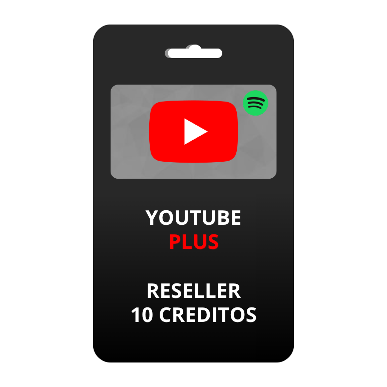 Youtube plus reseller 10 creditos